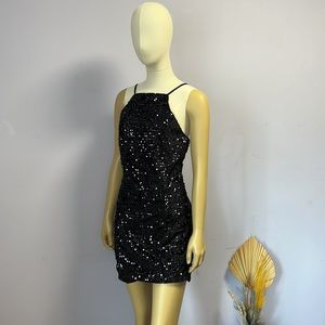 dress in black, by express brand